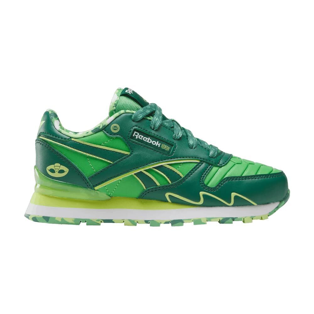 Reebok x PJ Masks Step n Flash Gekko Shoes,Nice Green/Green/White, 3 Little Kid